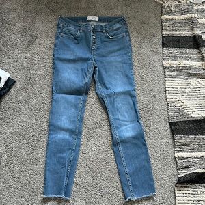 Women’s 29 free people high rise skinny jeans